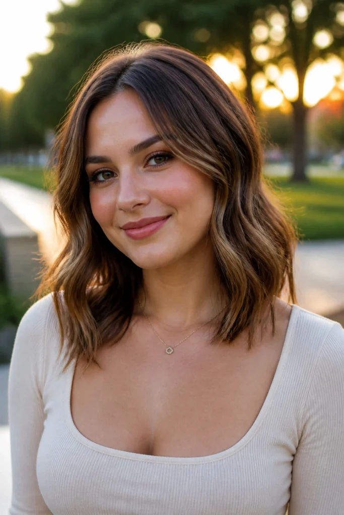 15 Hair Waves for Round Faces