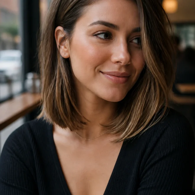 22 Trendy Haircuts for Round Faces