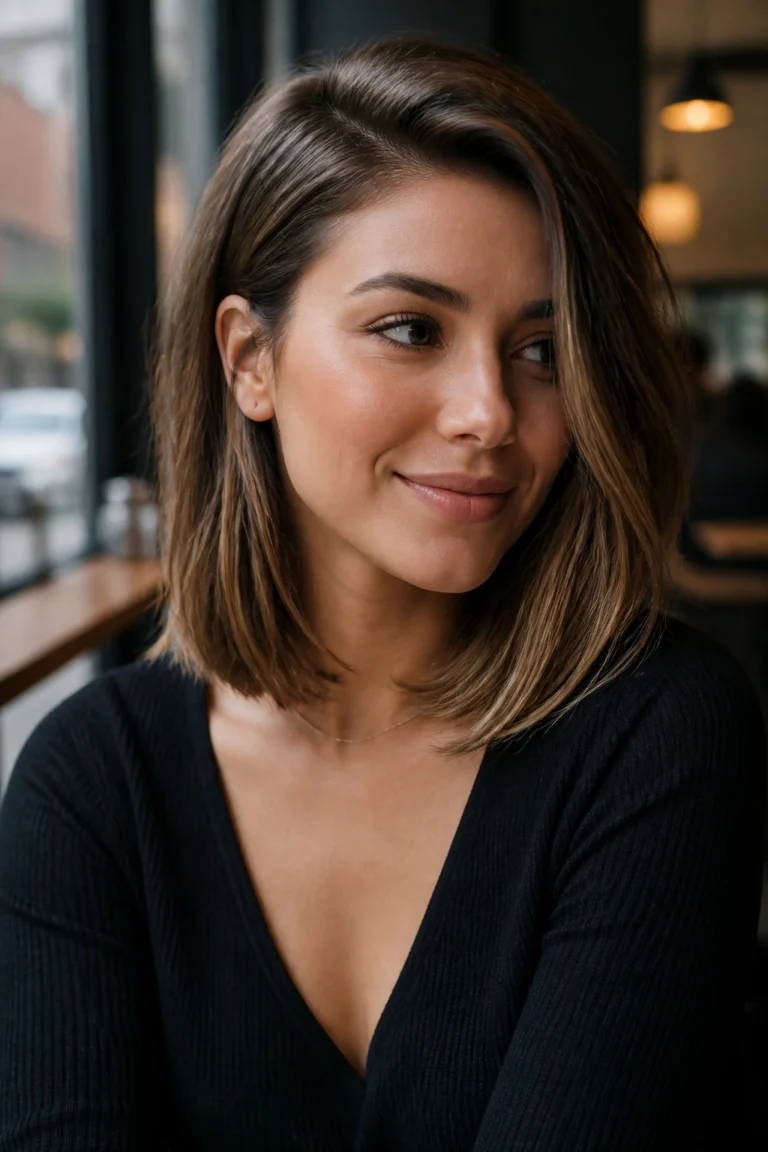 22 Trendy Haircuts for Round Faces