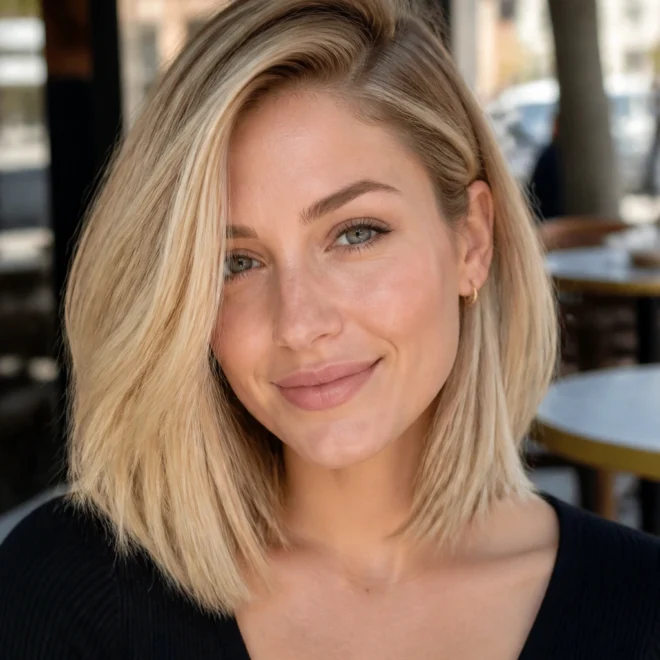 25 Blonde Haircuts for Round Faces