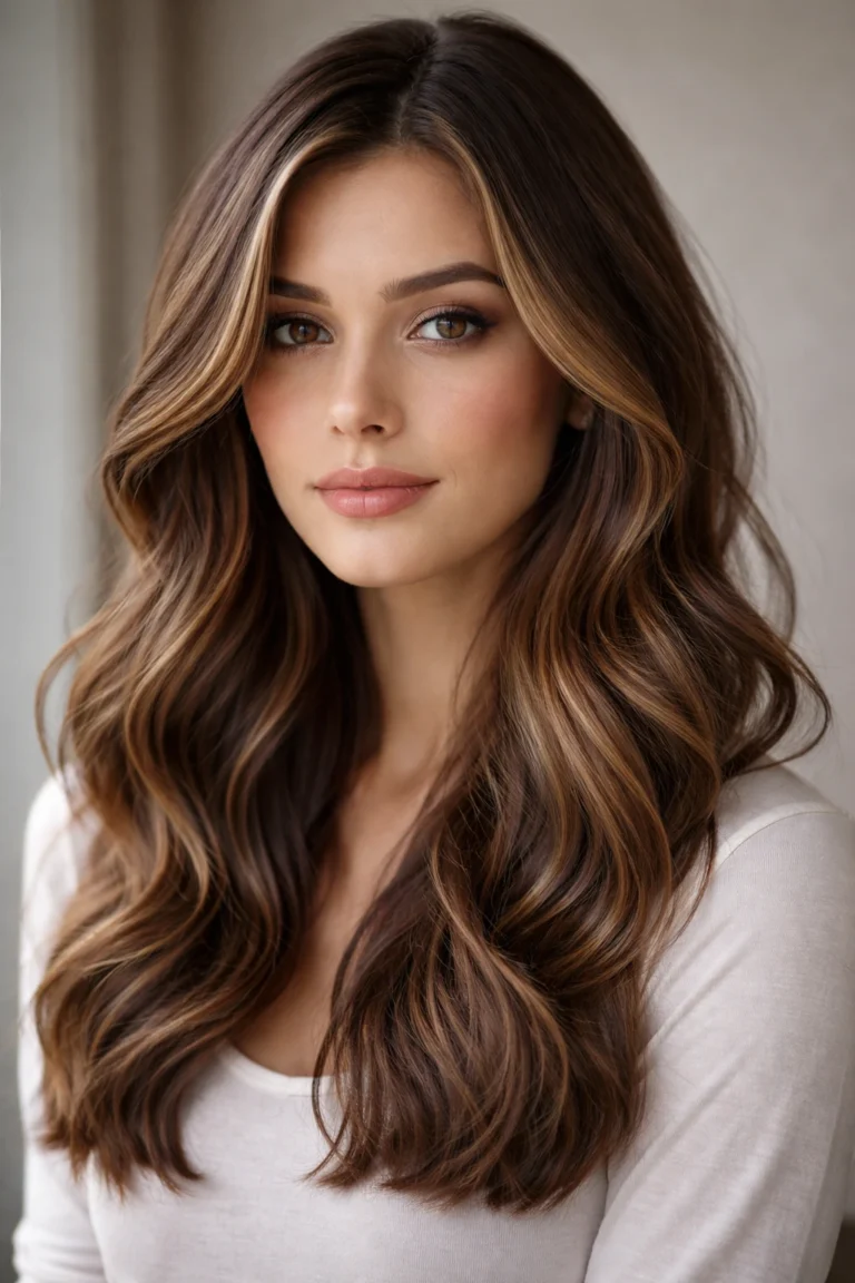 28 Caramel Lowlights for Brunette Hair
