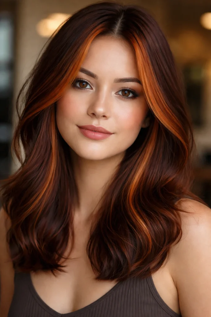 20 Auburn Hair Color Ideas for Round Faces
