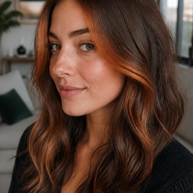 18 Red Highlights for Brown Hair