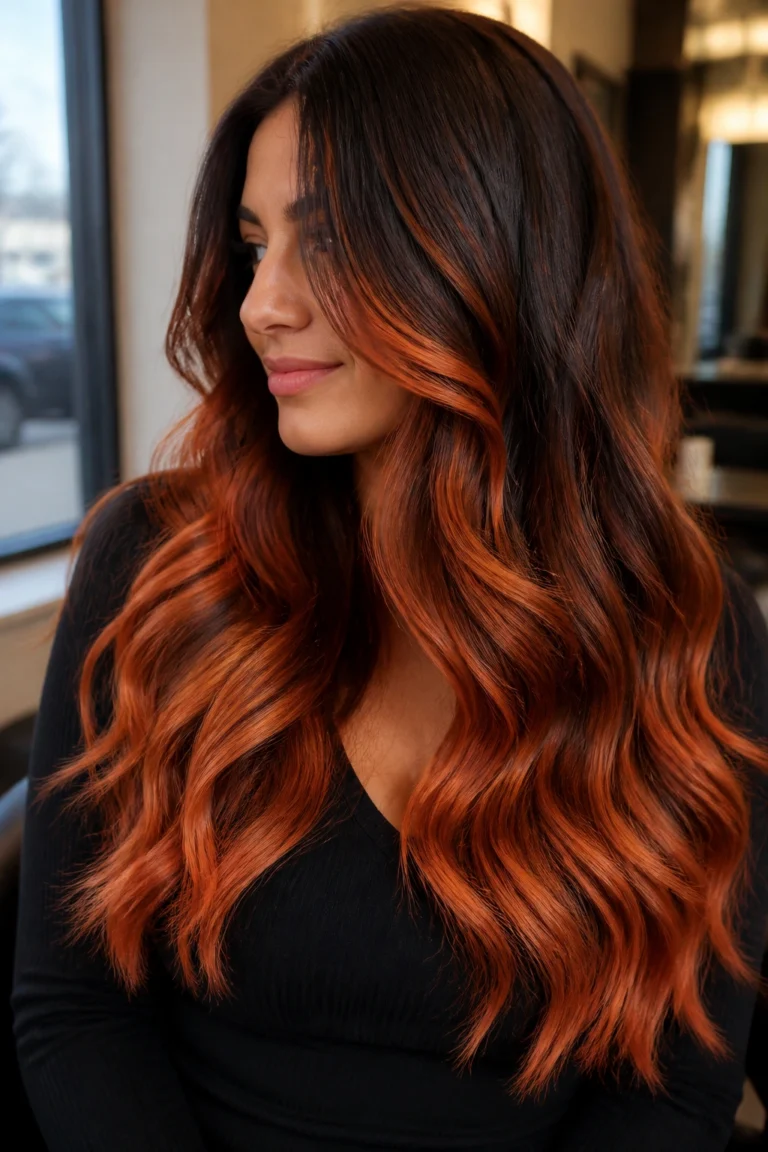 20 Red Ombre Hair Ideas for Long Hair