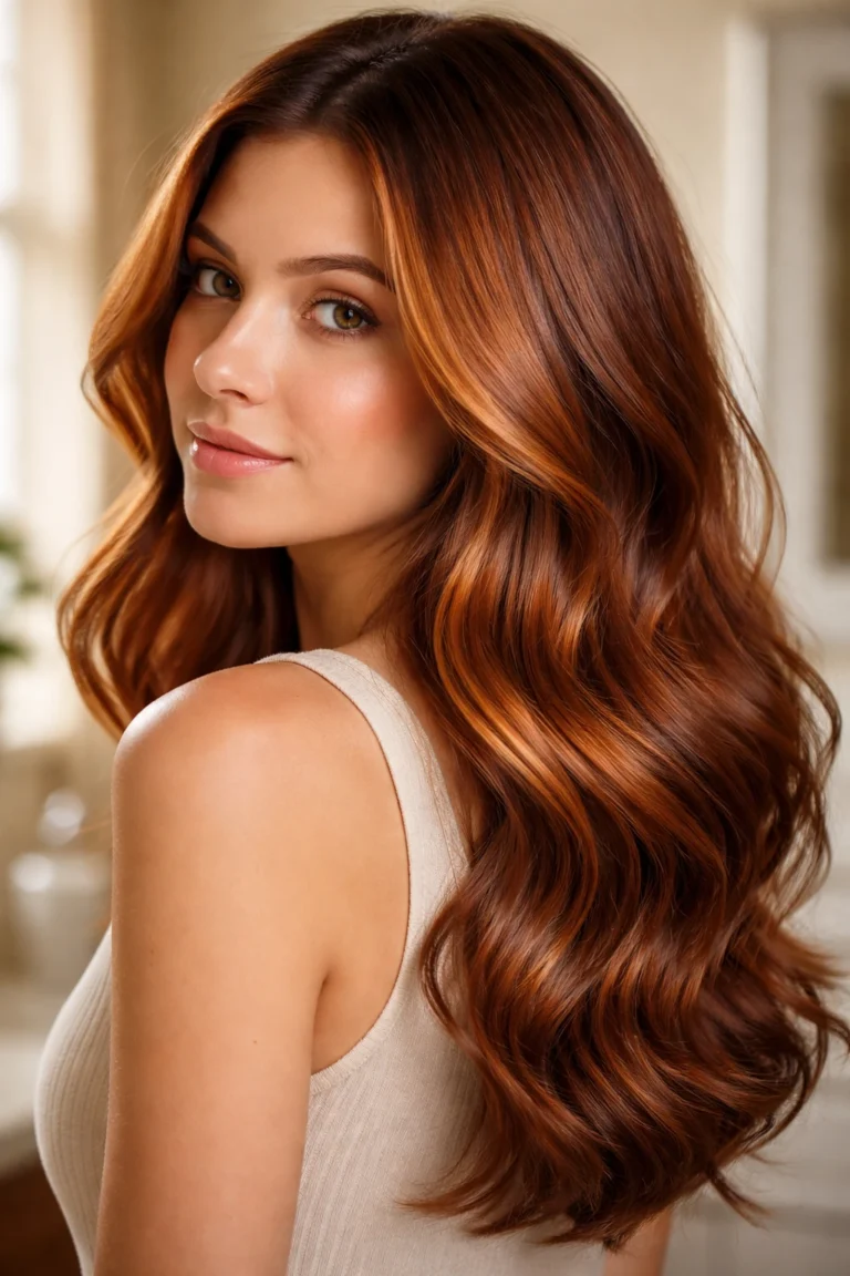 25 Copper Highlights for Brown Hair
