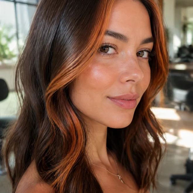 28 Ginger Balayage Looks for Brown Hair