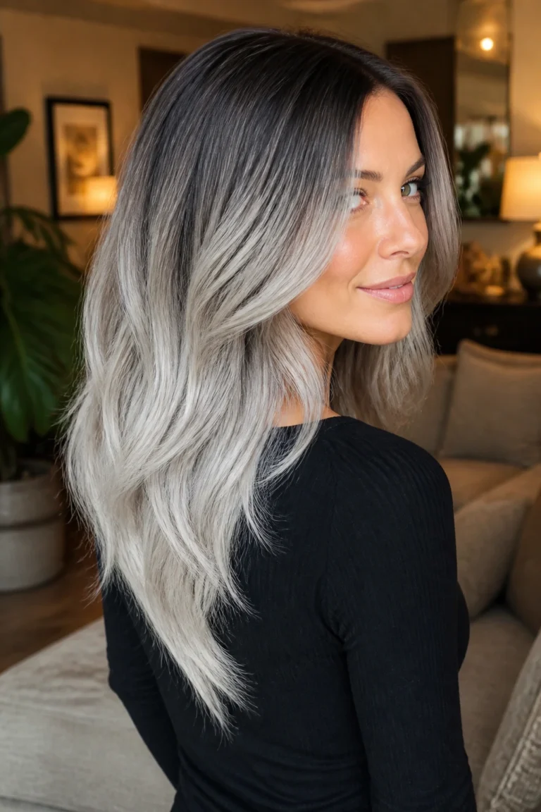 22 Grey Ombre Hair Ideas for Long Hair
