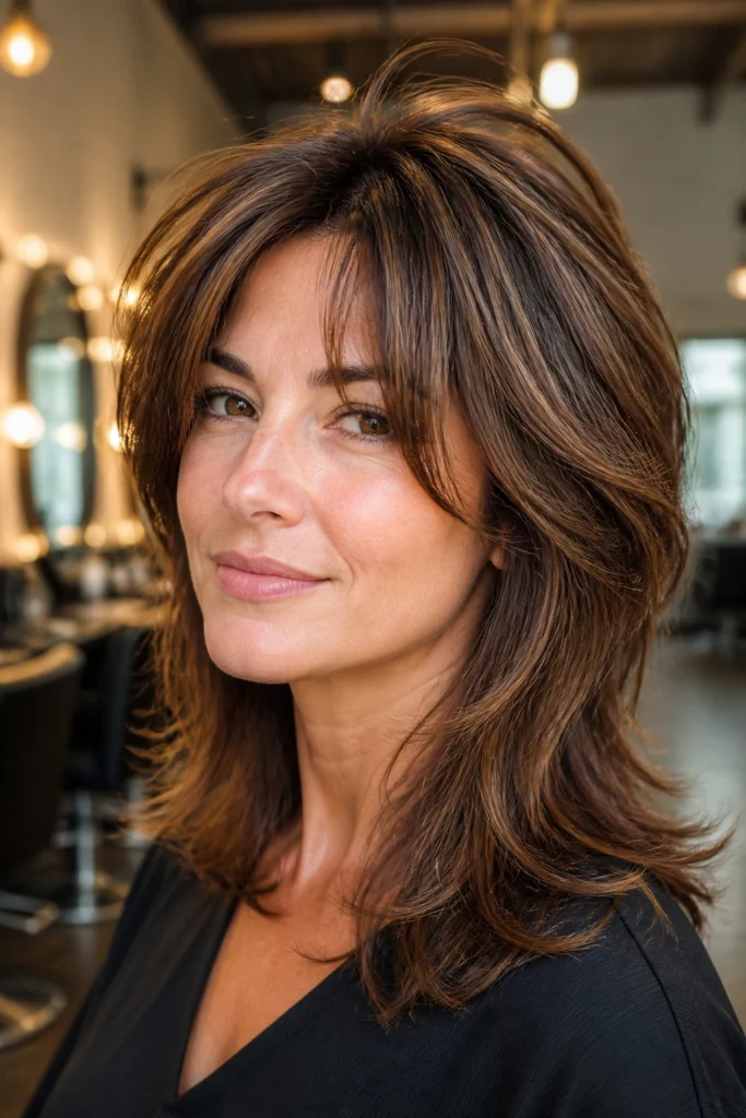 20 Medium Shag Haircuts for Round Faces