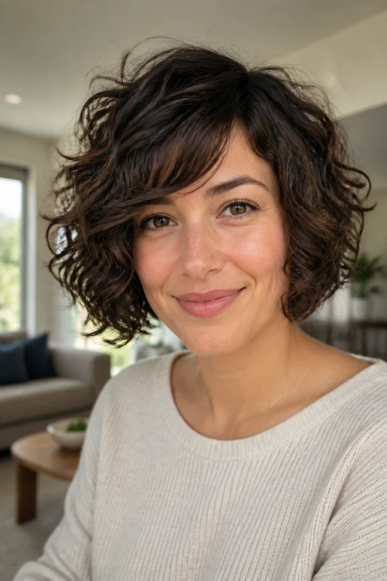 20 Short Cool Hairstyles for Round Faces