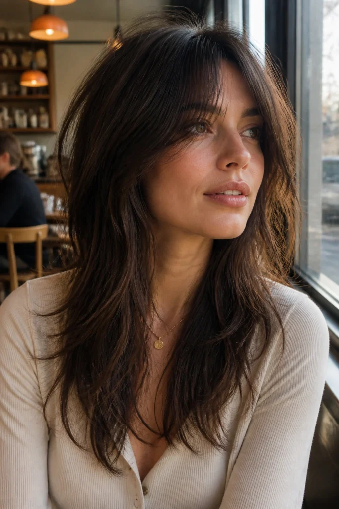 25 Brunette Shag Haircuts for Fine Hair