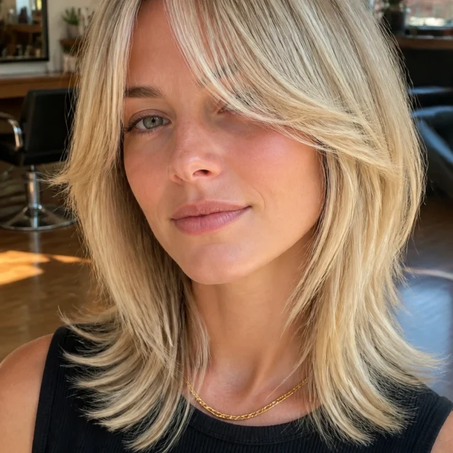 20 Blonde Shag Haircuts for Straight Hair