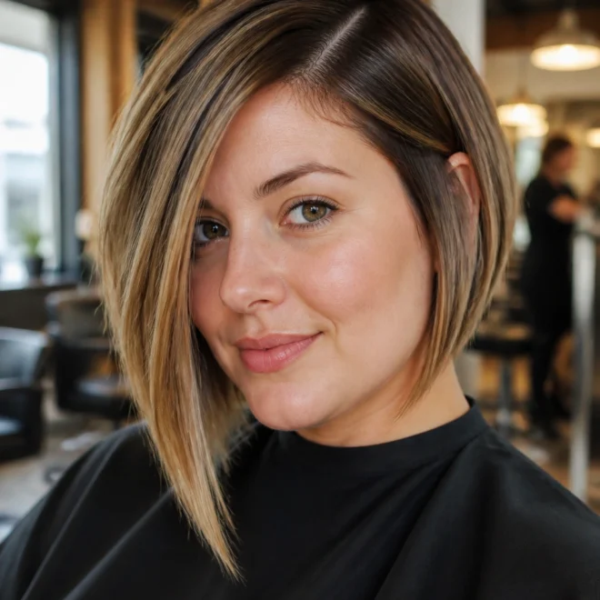 20 Short Inverted Bob Haircuts for Round Faces