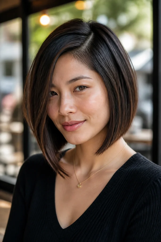 30 Long Straight Bob Haircuts for Round Faces