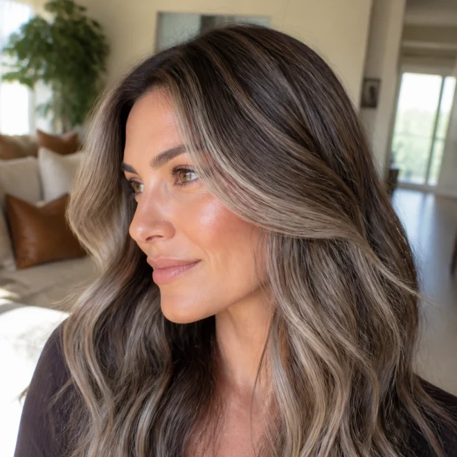 28 Ash Blonde Balayage Looks for Brown Hair
