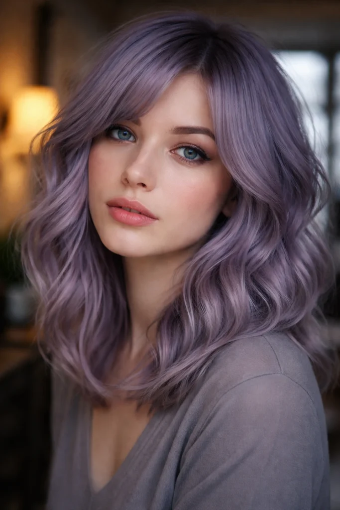 25 Pastel Purple Hair Color Ideas for Cool Skin Tones