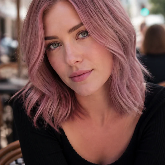 20 Rose Hair Color Ideas for Cool Skin Tones