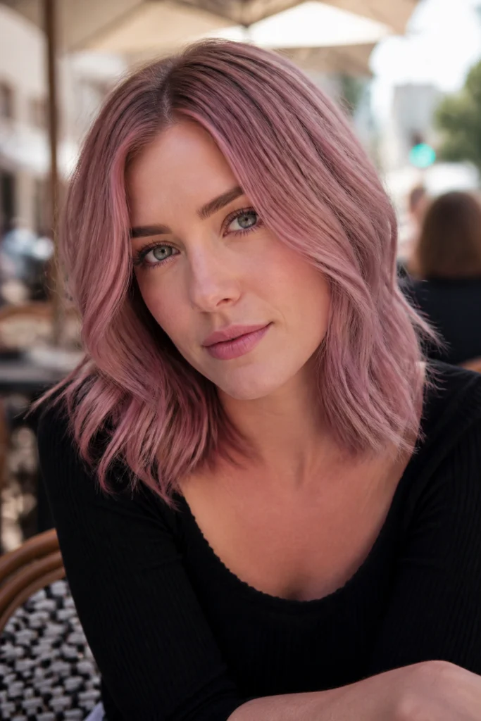 20 Rose Hair Color Ideas for Cool Skin Tones