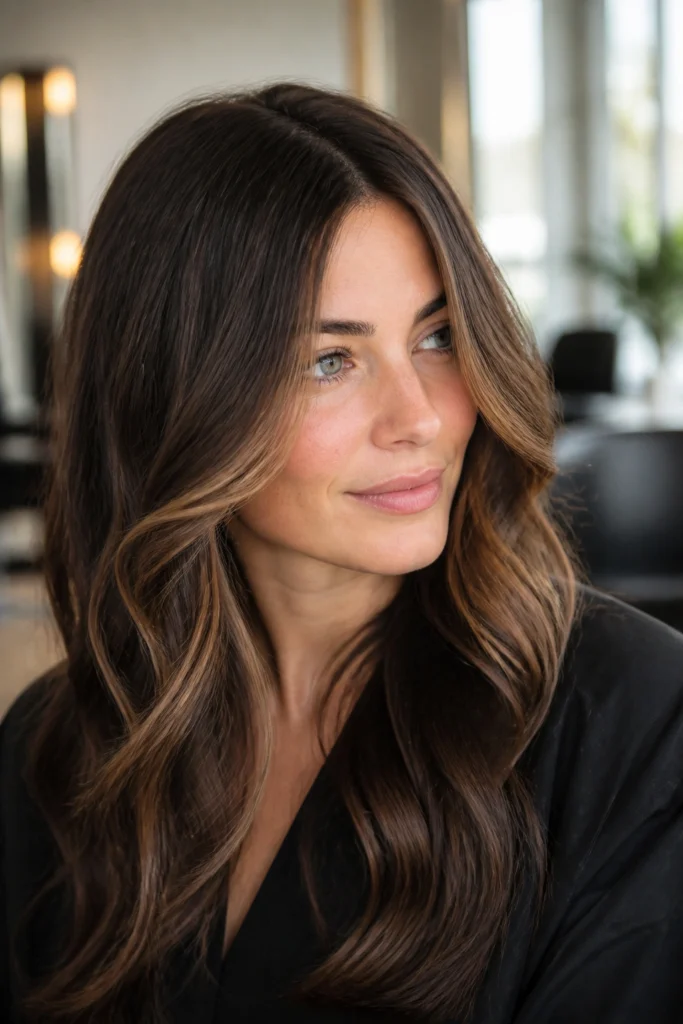 20 Chocolate Caramel Hair Color Ideas for Cool Skin Tones