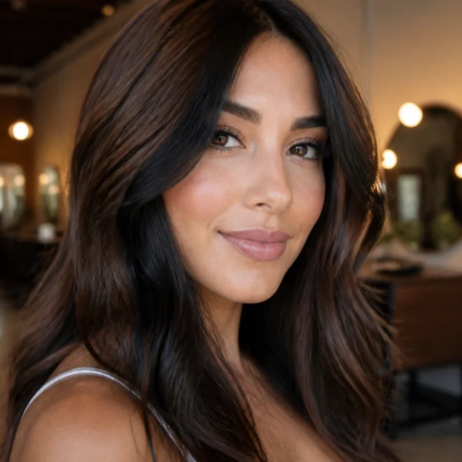 20 Black Balayage Looks for Brown Hair