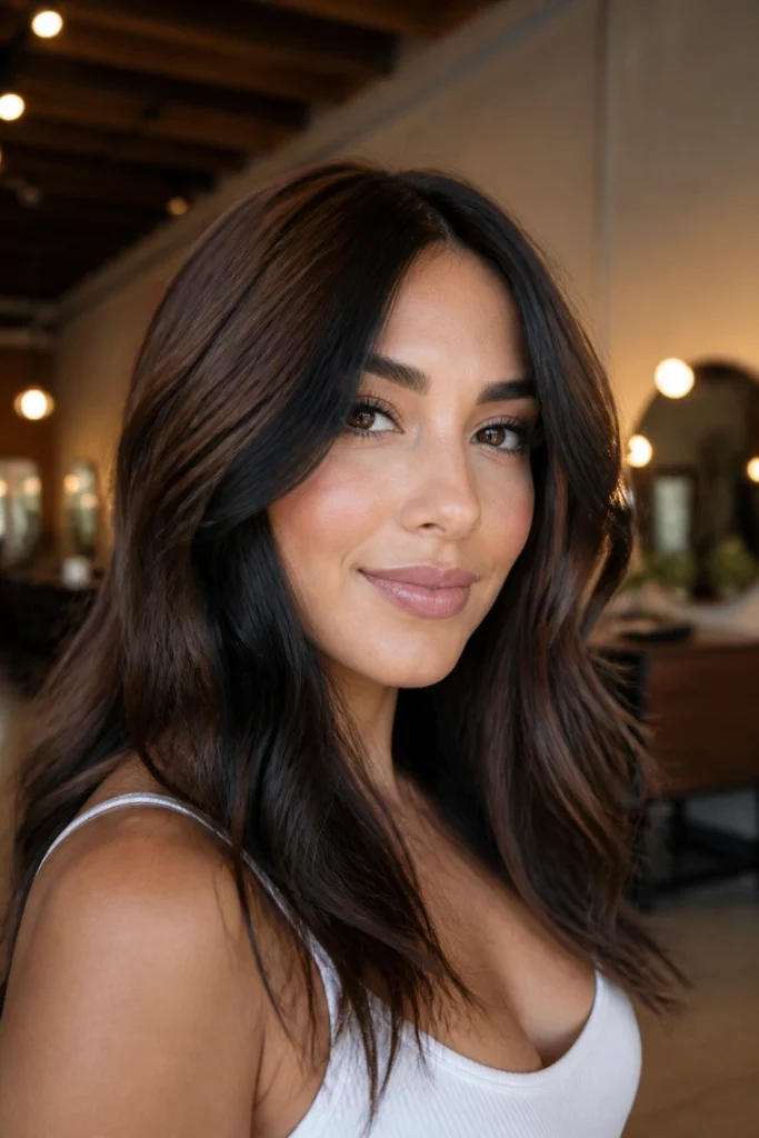 20 Black Balayage Looks for Brown Hair
