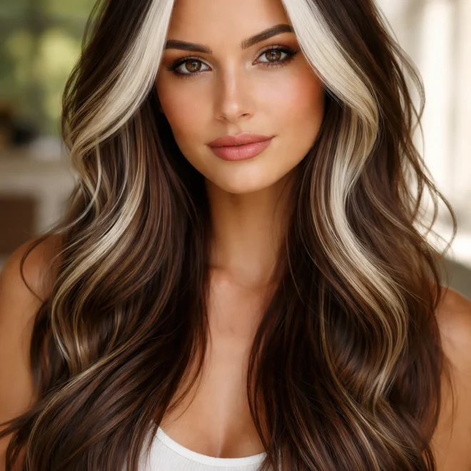 28 White Blonde Highlights for Brown Hair
