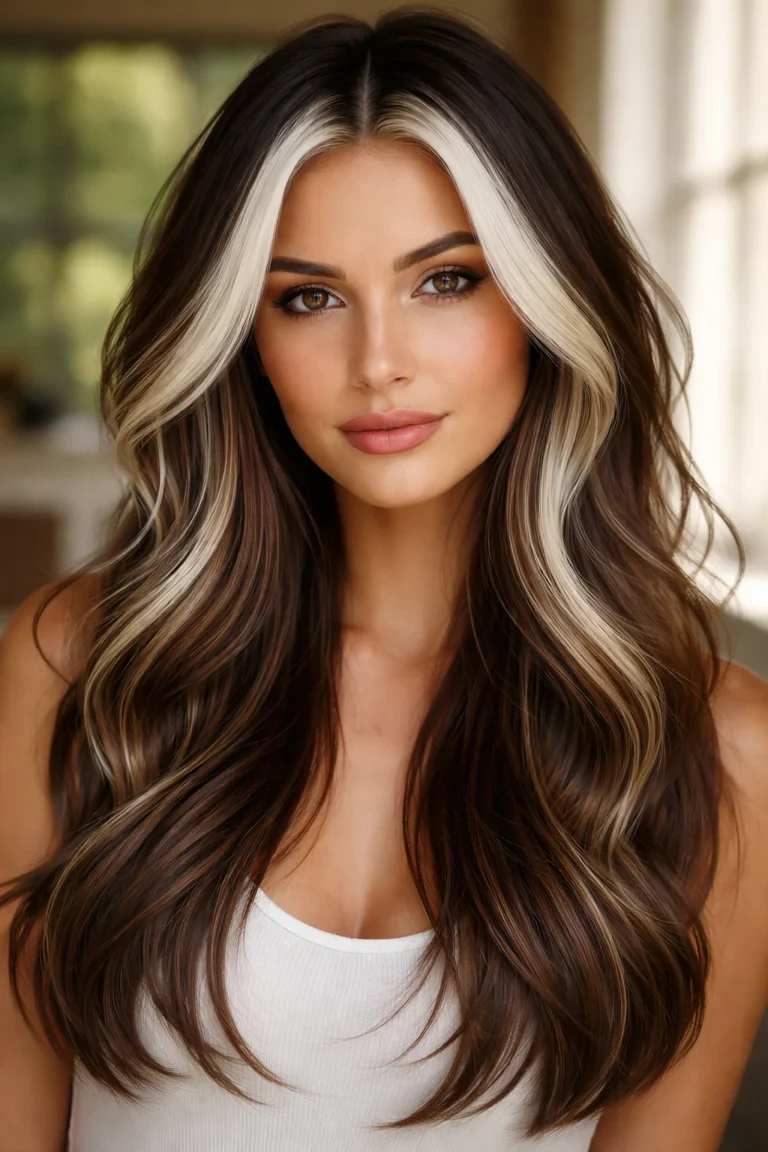 28 White Blonde Highlights for Brown Hair