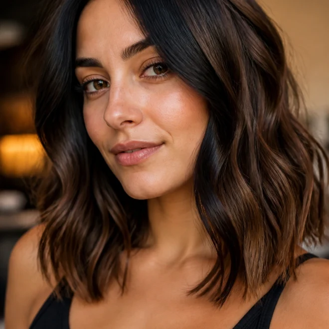 18 Black Balayage Looks for Brown Hair