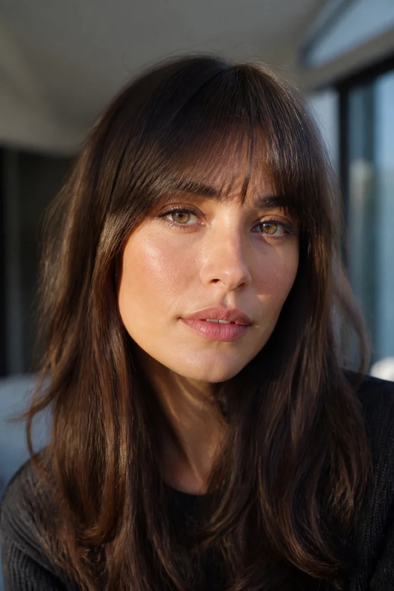 25 French Bangs Ideas for Straight Hair