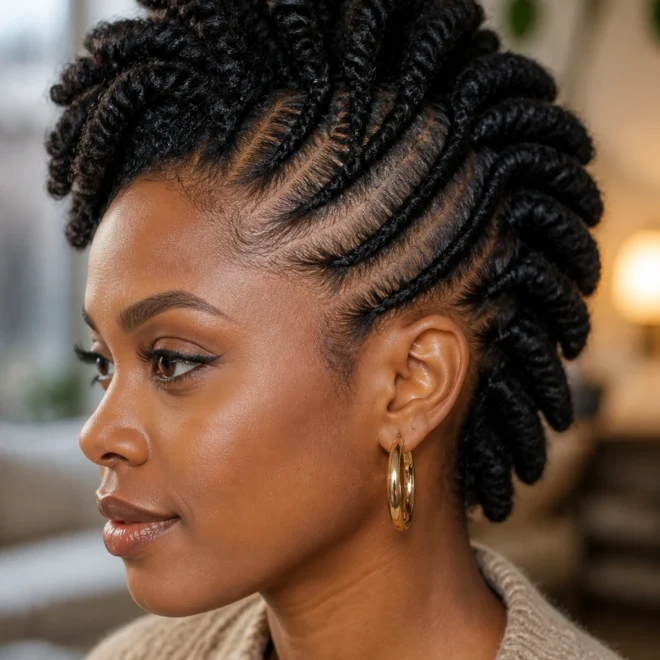 15 Mohawk Braid Styles for Short Natural Hair