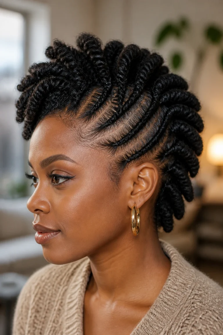 15 Mohawk Braid Styles for Short Natural Hair