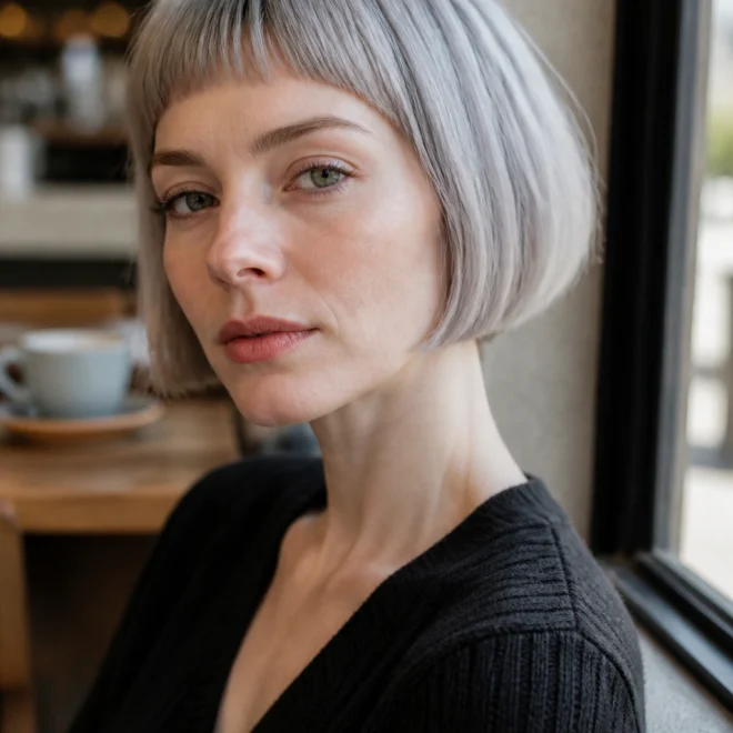 30 Ash Silver Bob Haircuts for Fine Hair