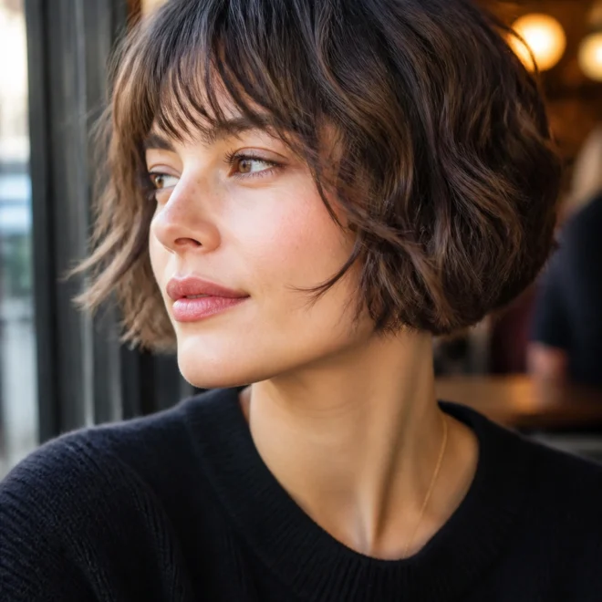 30 Short Haircuts for Wavy Hair