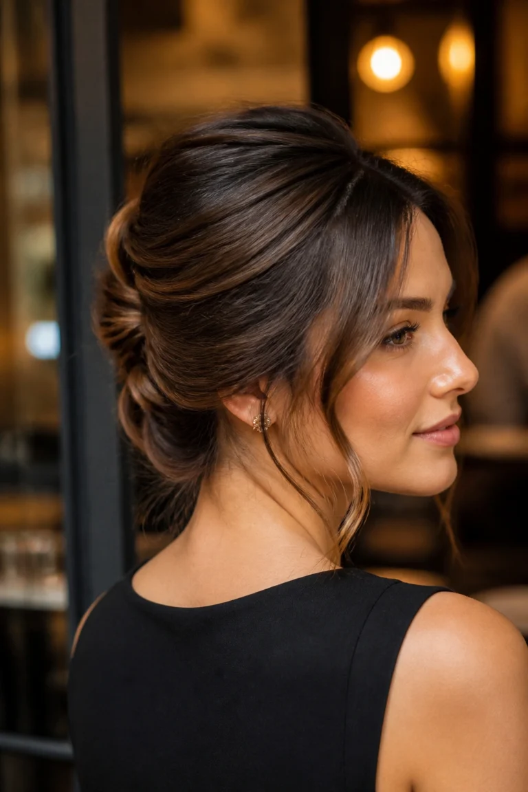 18 Modern Updos for Medium Length Hair