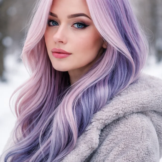 20 Pink Purple Hair Color Ideas for Cool Skin Tones