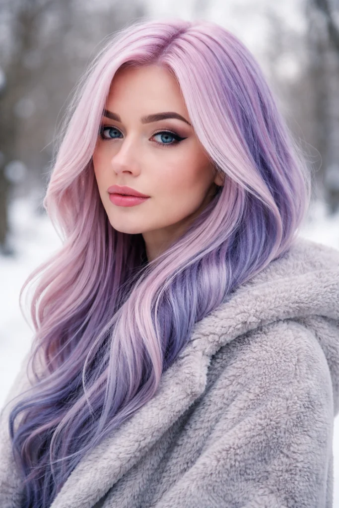 20 Pink Purple Hair Color Ideas for Cool Skin Tones
