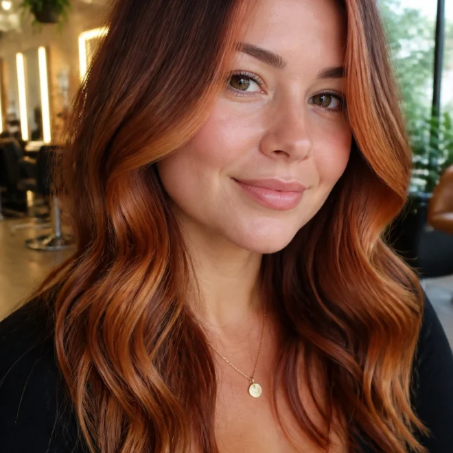 18 Ginger Hair Color Ideas for Round Faces