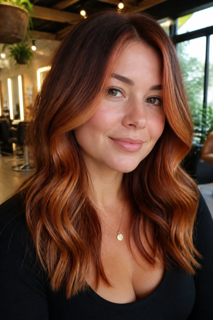 18 Ginger Hair Color Ideas for Round Faces