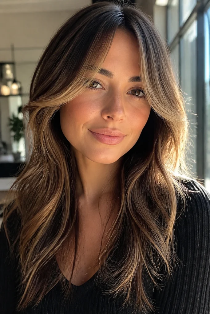 18 Money Piece Highlights for Brown Hair