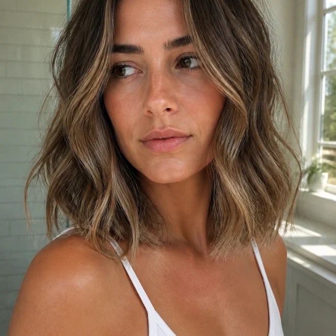 28 Wavy Lob Haircuts for Medium Length Hair