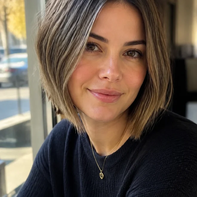 22 Short Graduated Bob Haircuts for Round Faces