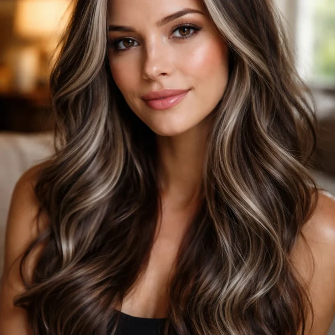 30 Blonde Silver Highlights for Brown Hair