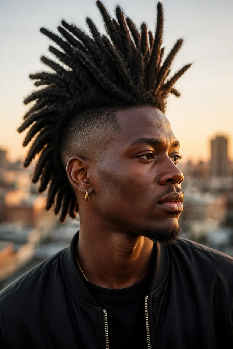15 Dreadlock Mohawk Styles for Long Natural Hair