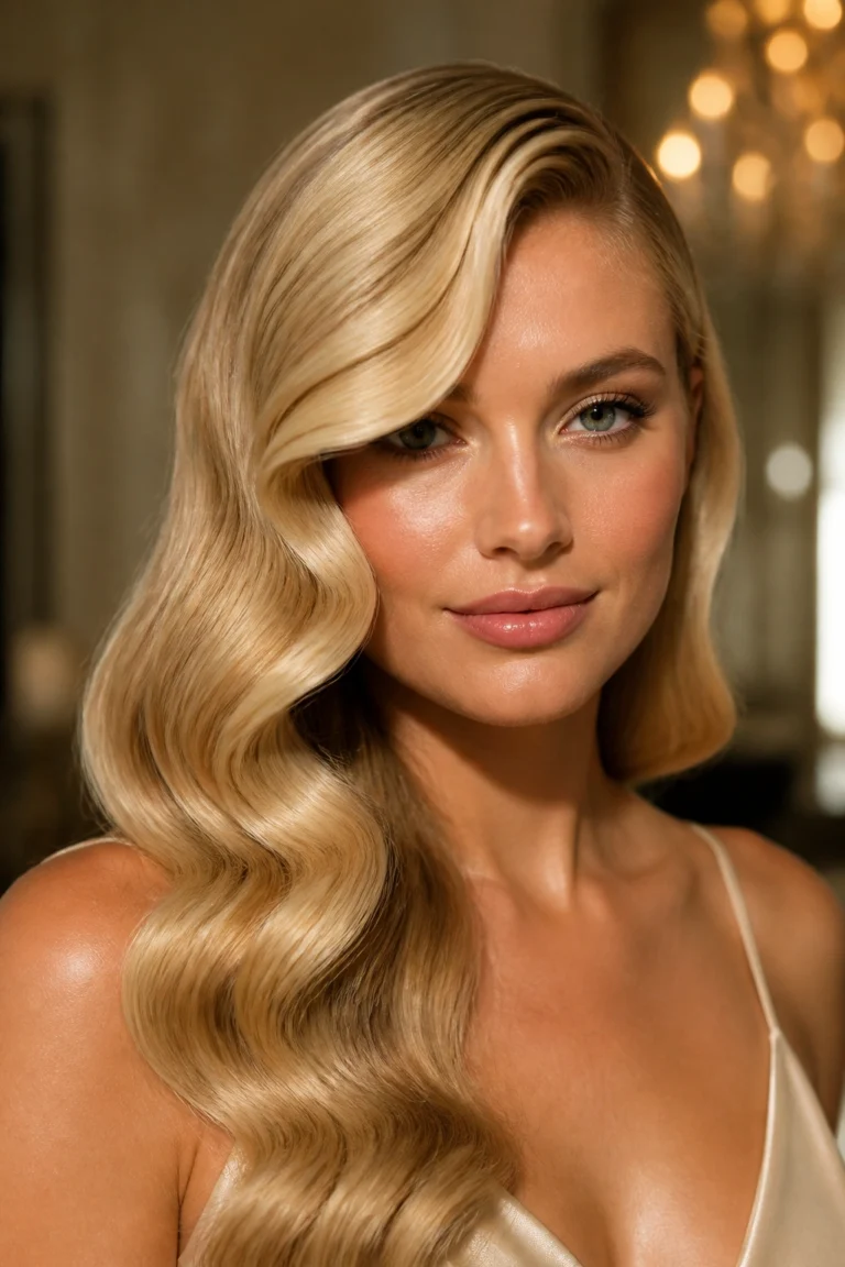30 Blonde Hairstyles for Round Faces