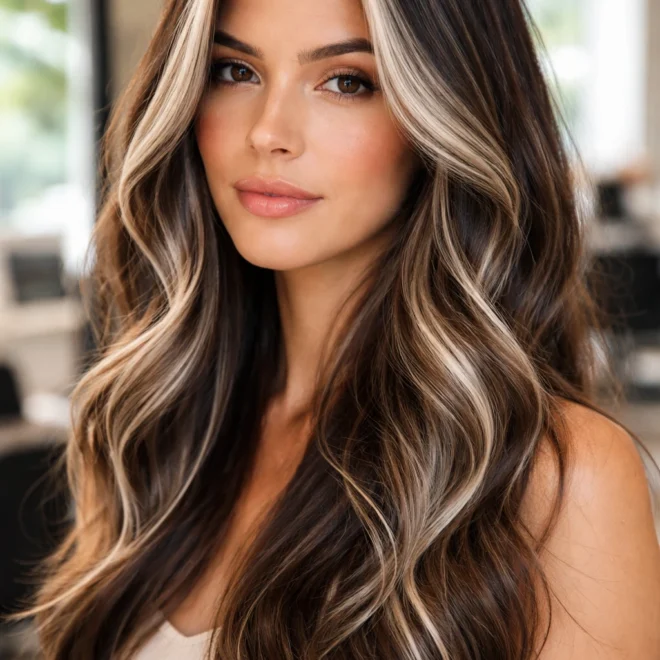 28 Blonde White Highlights for Brown Hair