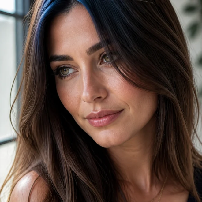 22 Brown Blue Hair Color Ideas for Cool Skin Tones