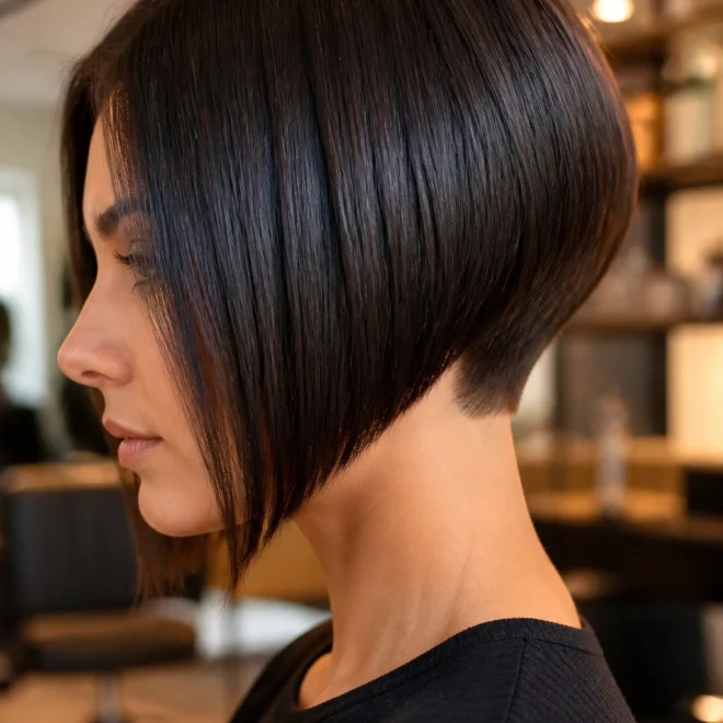 25 Short Inverted Bob Haircuts for Round Faces