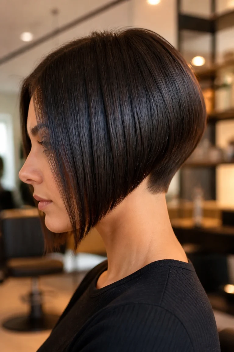 25 Short Inverted Bob Haircuts for Round Faces