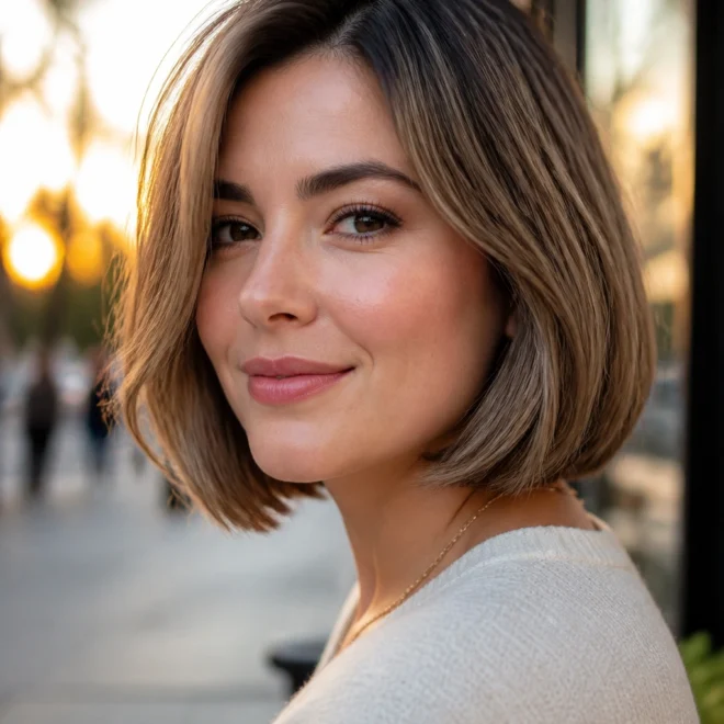 28 Soft Short Bob Haircuts for Round Faces