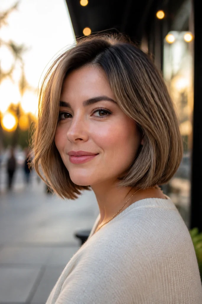 28 Soft Short Bob Haircuts for Round Faces