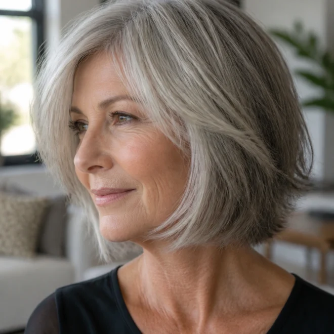 28 Grey Bob Haircuts for Fine Hair
